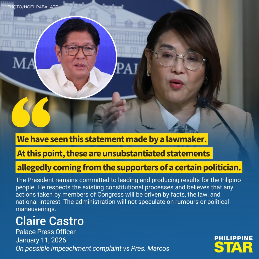 Philippine - ‘UNSUBSTANTIATED STATEMENTS’ Palace Press Officer Usec ...