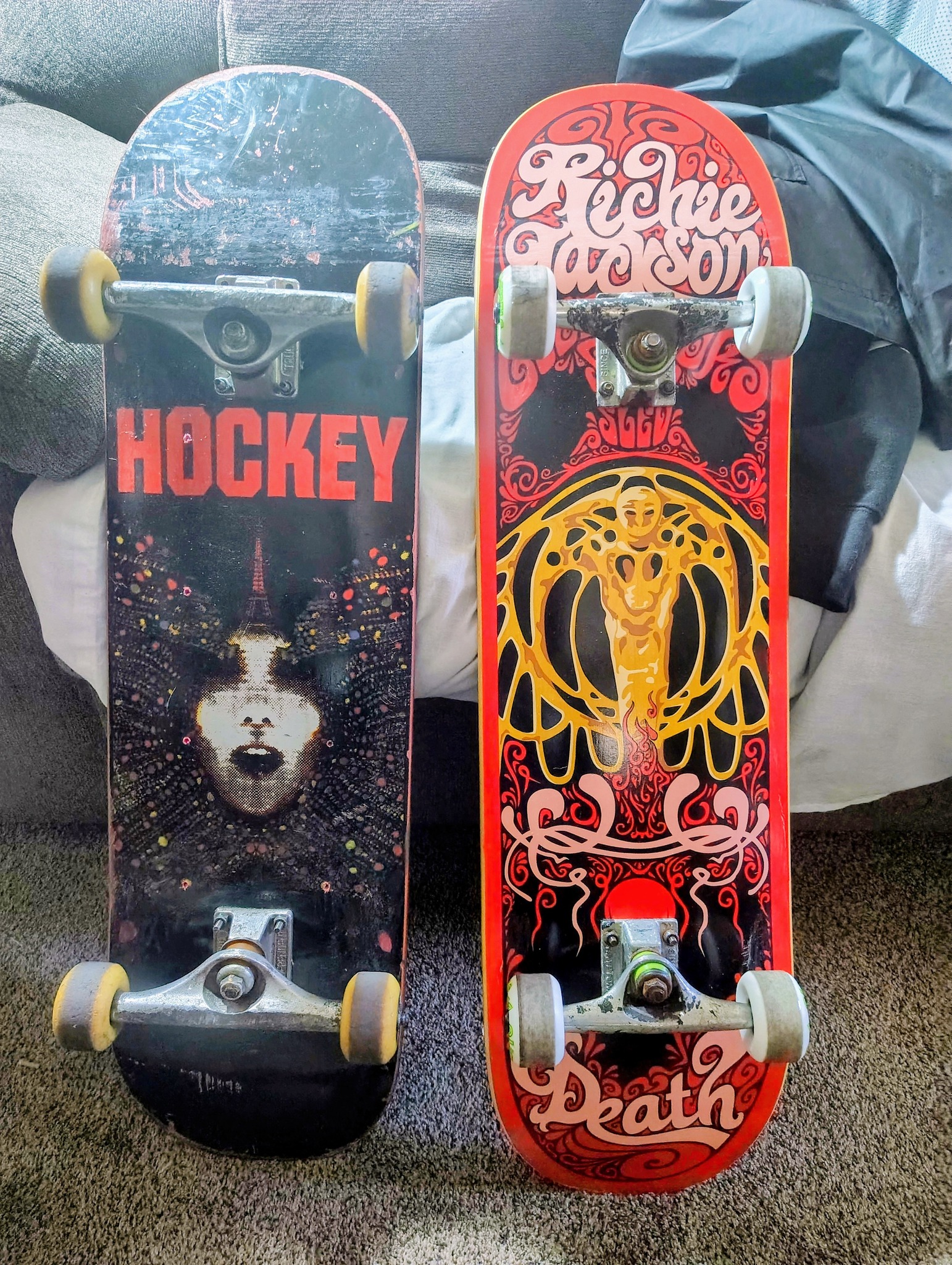 New deck and trucks. Deathwish Jake Hayes 8.475 Independent 159