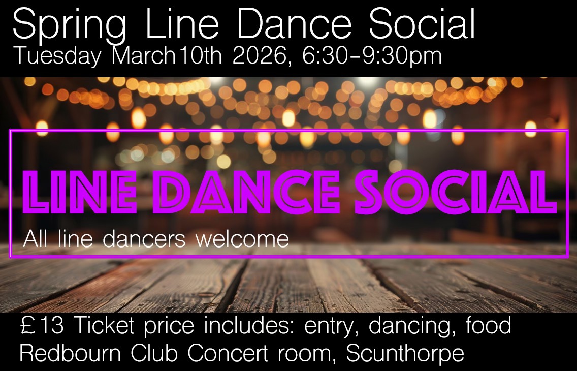DIARY DATES - 2026 LINE DANCE SOCIALS Line dancers - the dates for your ...