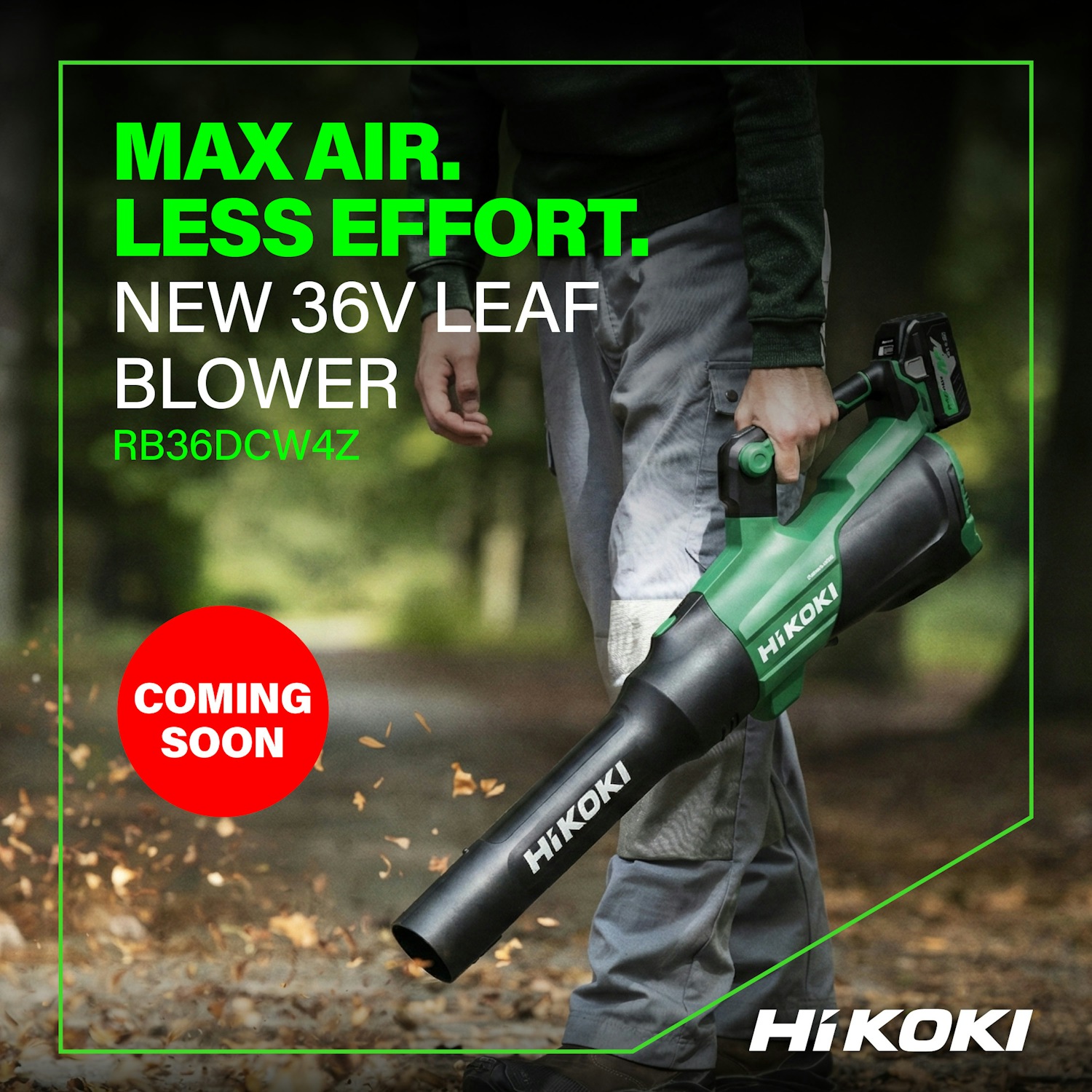 NOW AVAILABLE. The new 36V Brushless Leaf Blower RB36DCW4Z is 