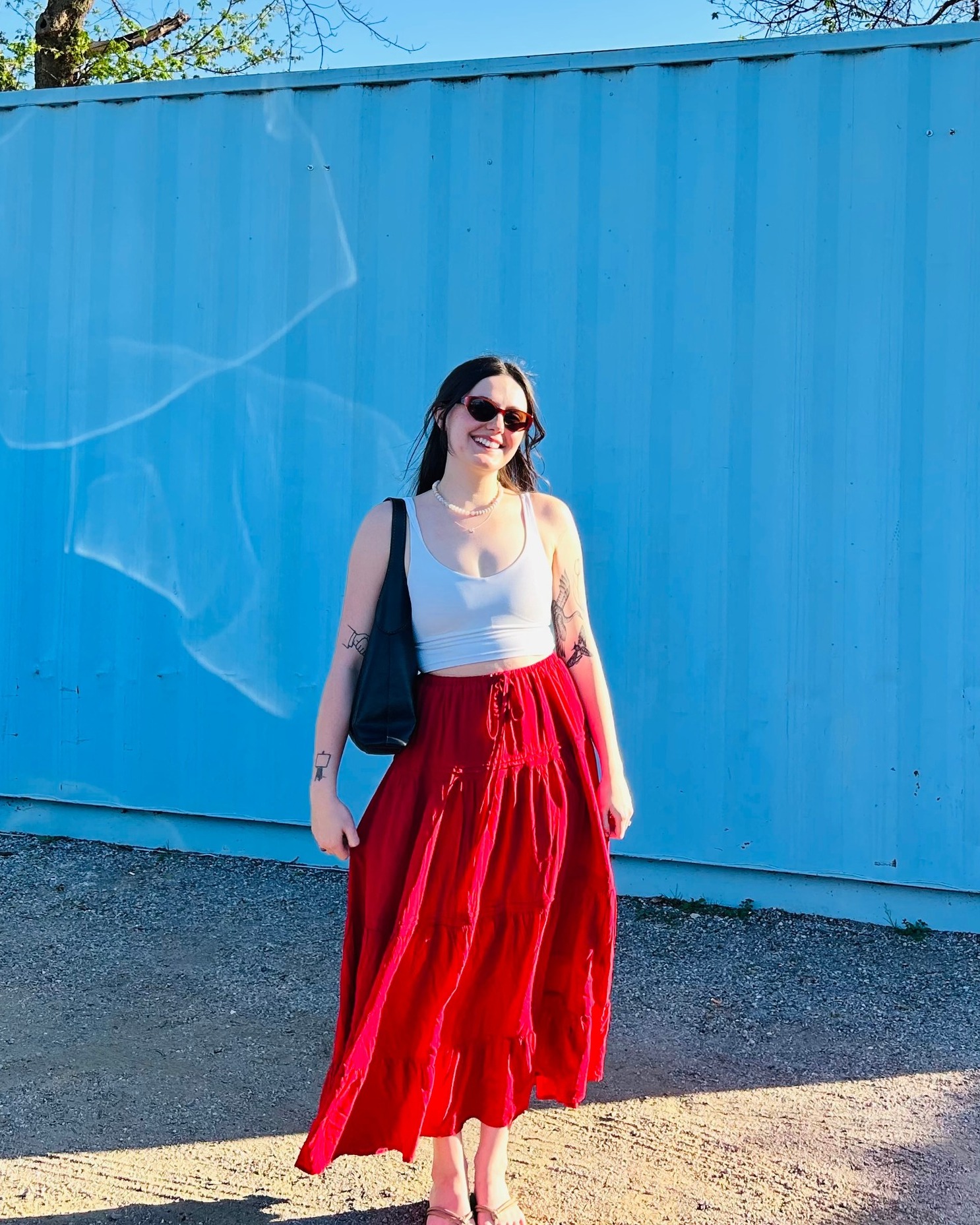Madison Blue, long skirt
