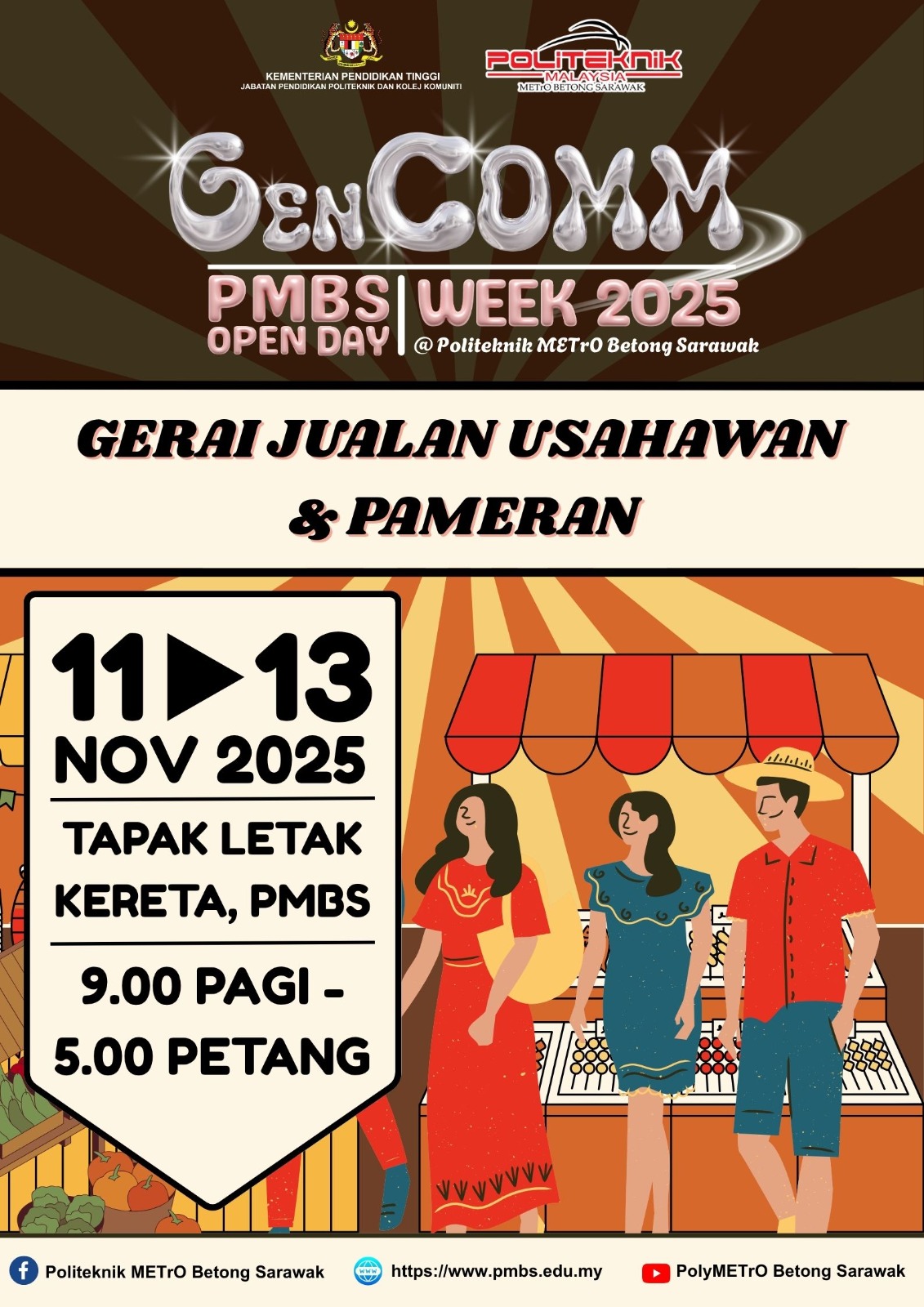🎉 GENCOMM WEEK 2025! 🎉... - Politeknik METrO Betong Sarawak | Facebook