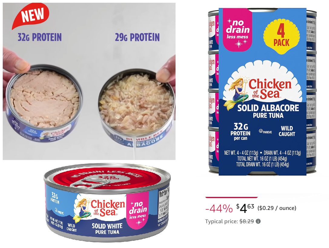 Tonnino Albacore Tuna Fillets In Spring Water | Nassau Candy