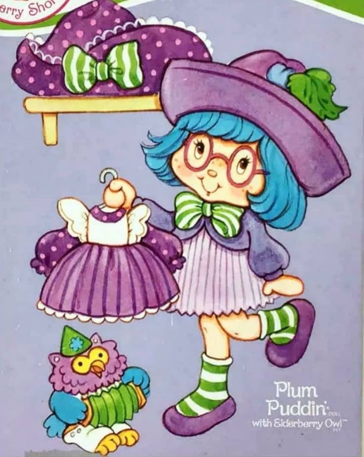 Strawberry - 🍓🍓🍓 Little Miss Plum Puddin with Elderberry Owl 🍓🍓🍓 TM ...