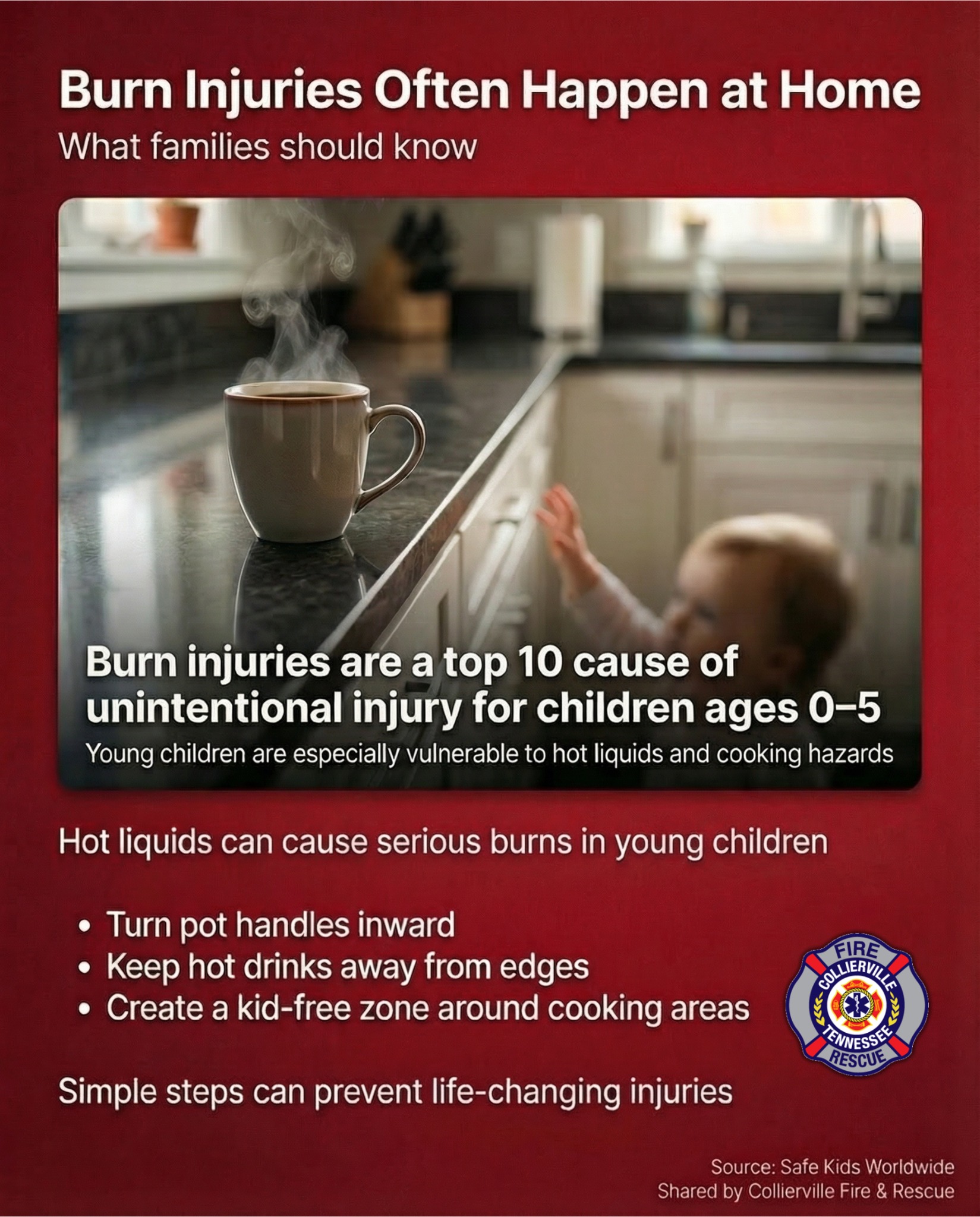 Collierville - Burn injuries are a top 10 cause of unintentional injury ...