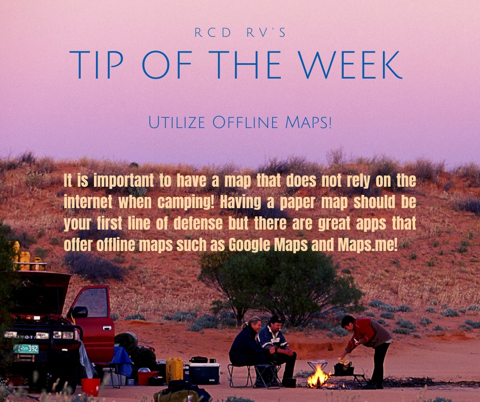 RCD - Having offline maps while camping is essential for navigating ...