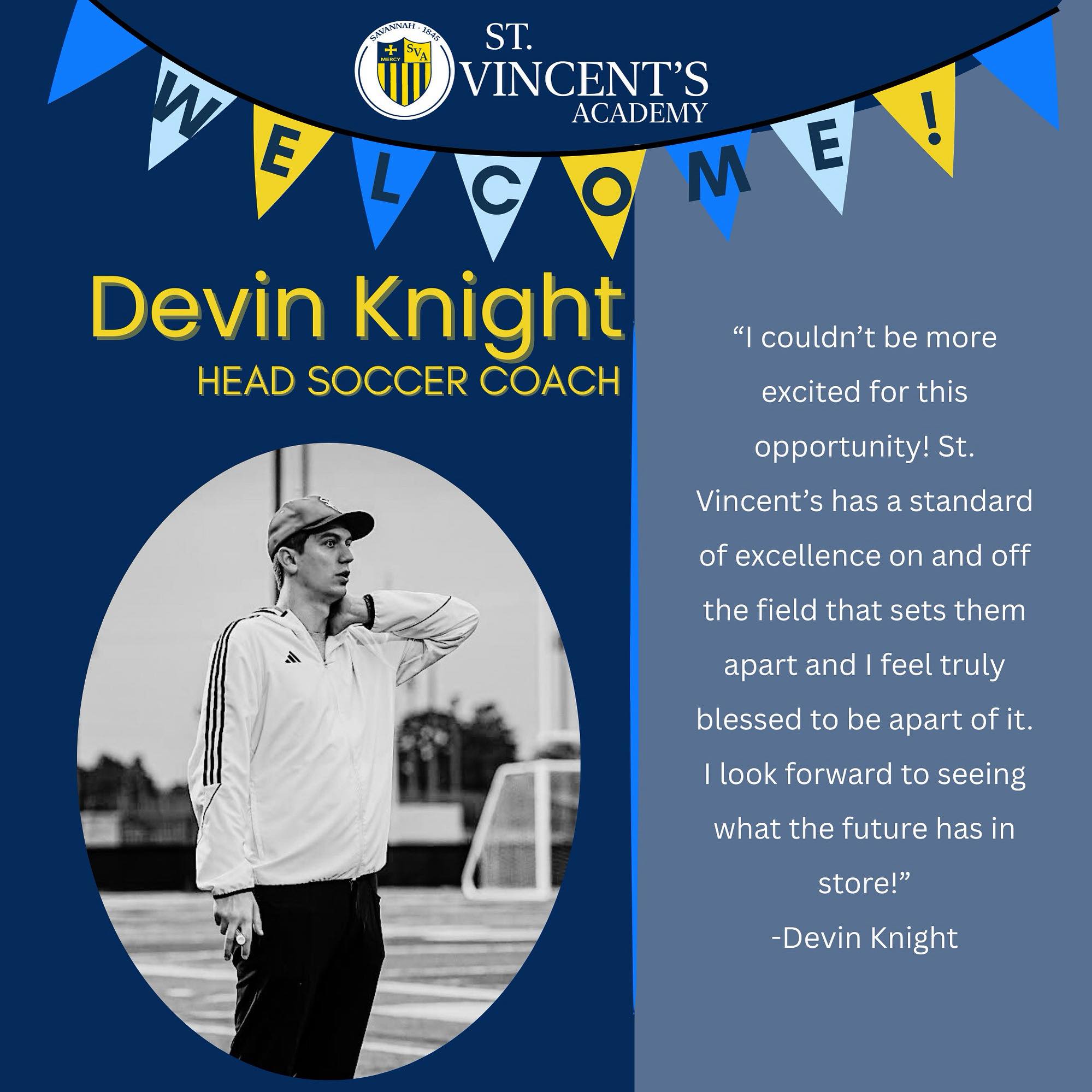 SVAAthletics - St. Vincent’s Academy is thrilled to welcome Devin ...
