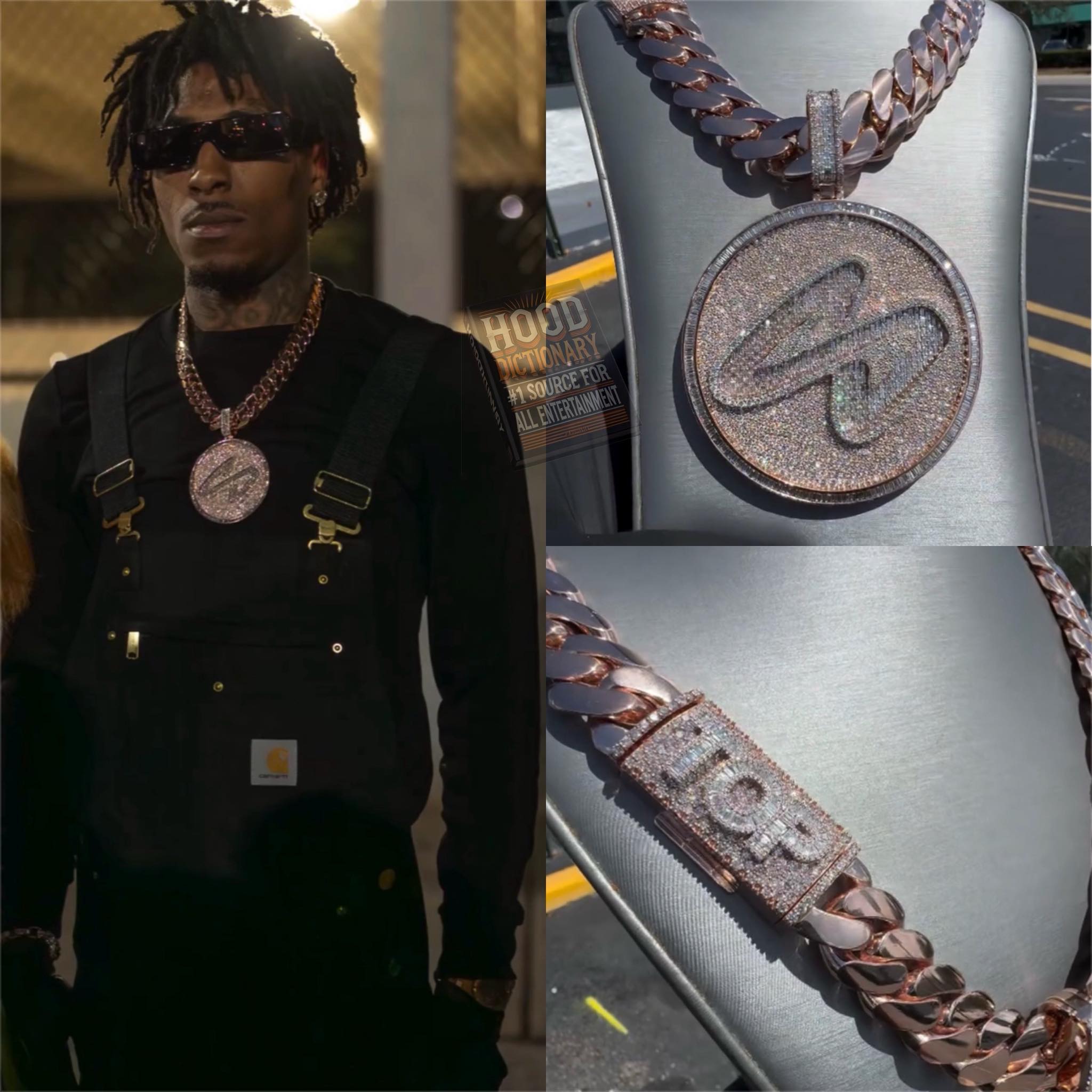 𝐇𝐎𝐎𝐃 - #NBAYoungBoy just copped a new rose gold chain from Josh The ...
