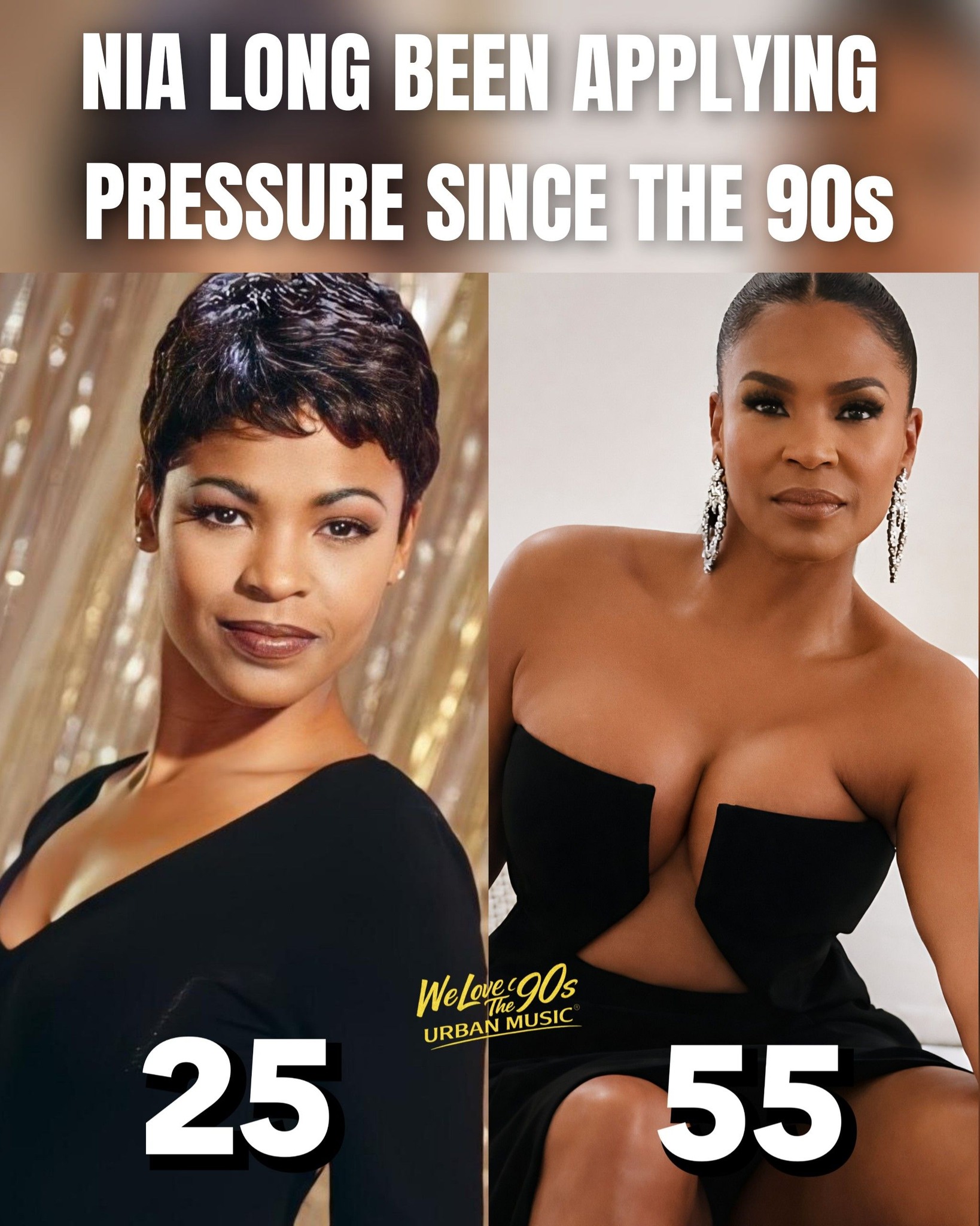 Nia Long has been applying pressure since the 90s. From her 