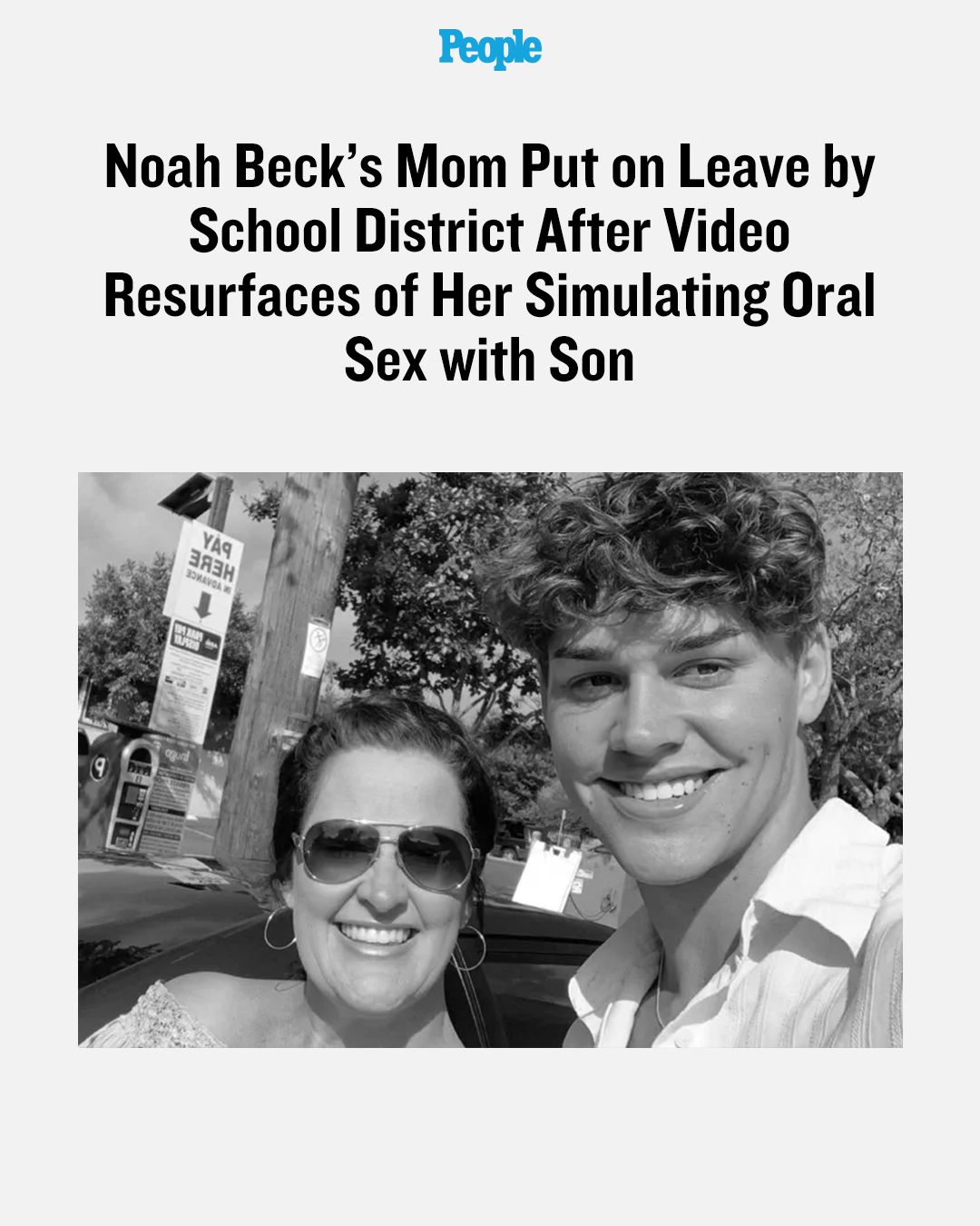 Amy Beck the mom of influencer Noah Beck has been placed on  
