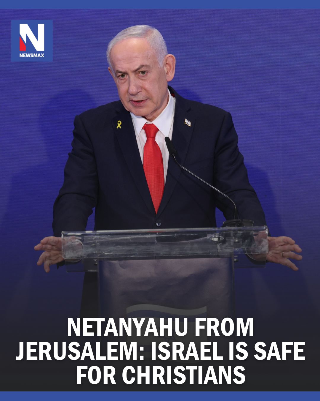 NEWSMAX - Israeli Prime Minister Benjamin Netanyahu used a Christmas ...