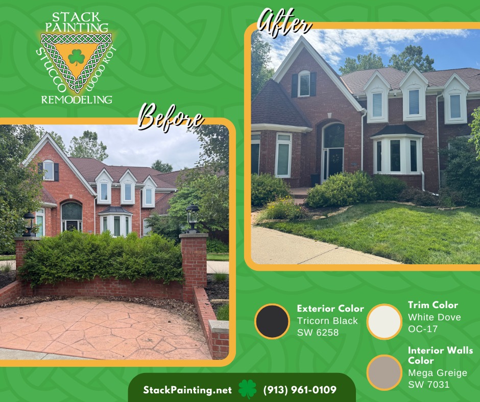 🏡 Stacie’s Kansas City home... - Stack Painting & Woodrot | Facebook