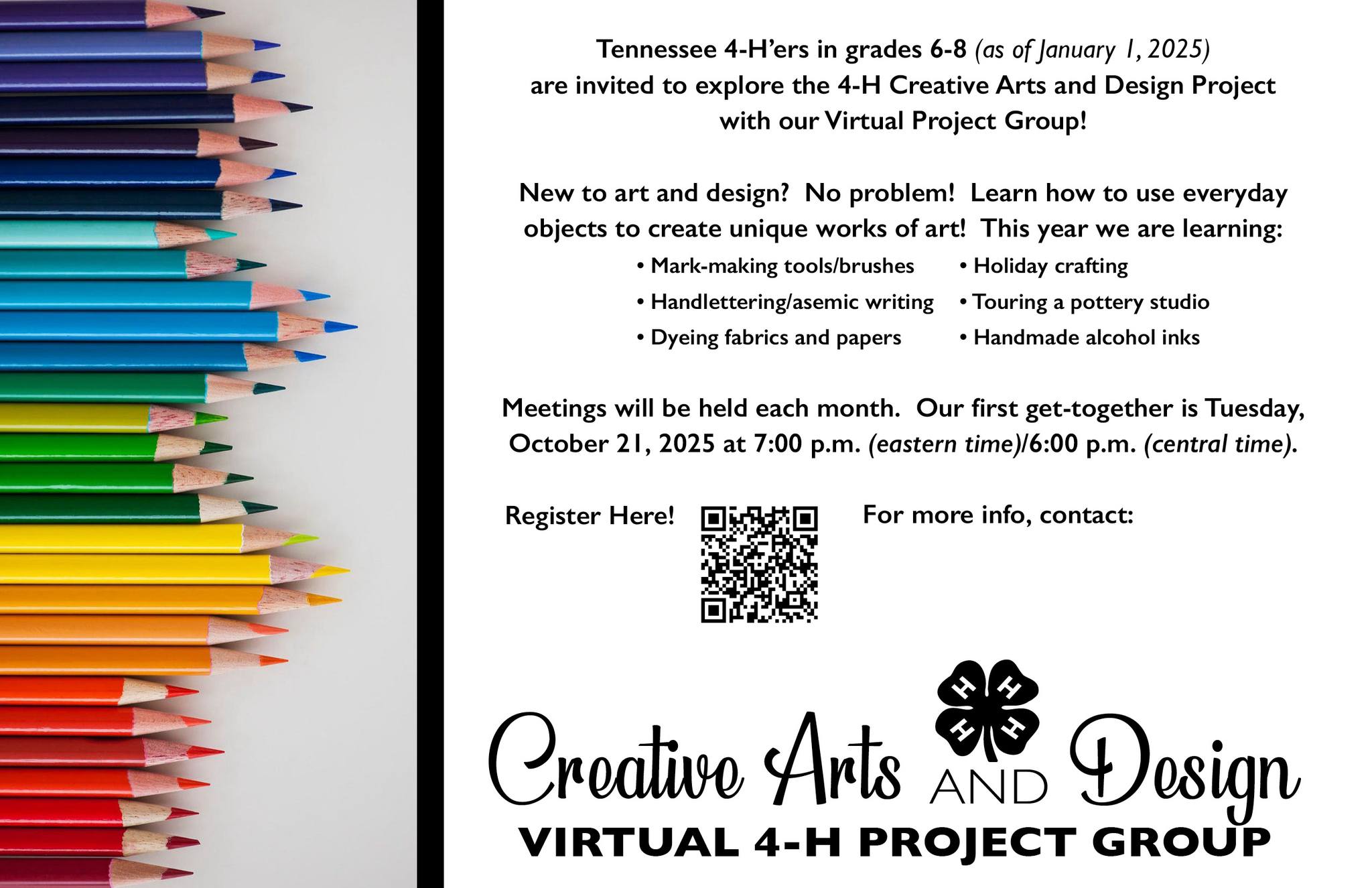 Wilson - We are pleased to announce the 2025 Virtual Creative Arts ...