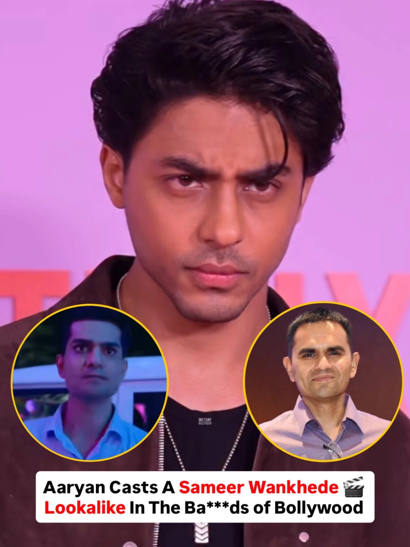Filmy - Aaryan ropes in a Sameer Wankhede lookalike for The Ba*ds of ...