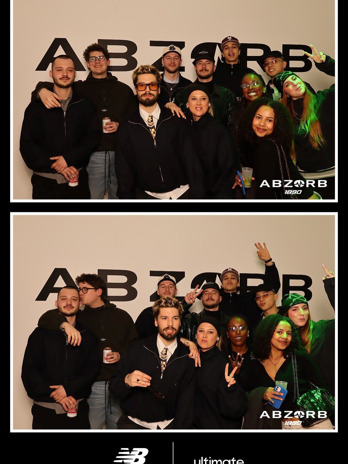 March Dump 1. Team present at New Balance 1890 launch event 2