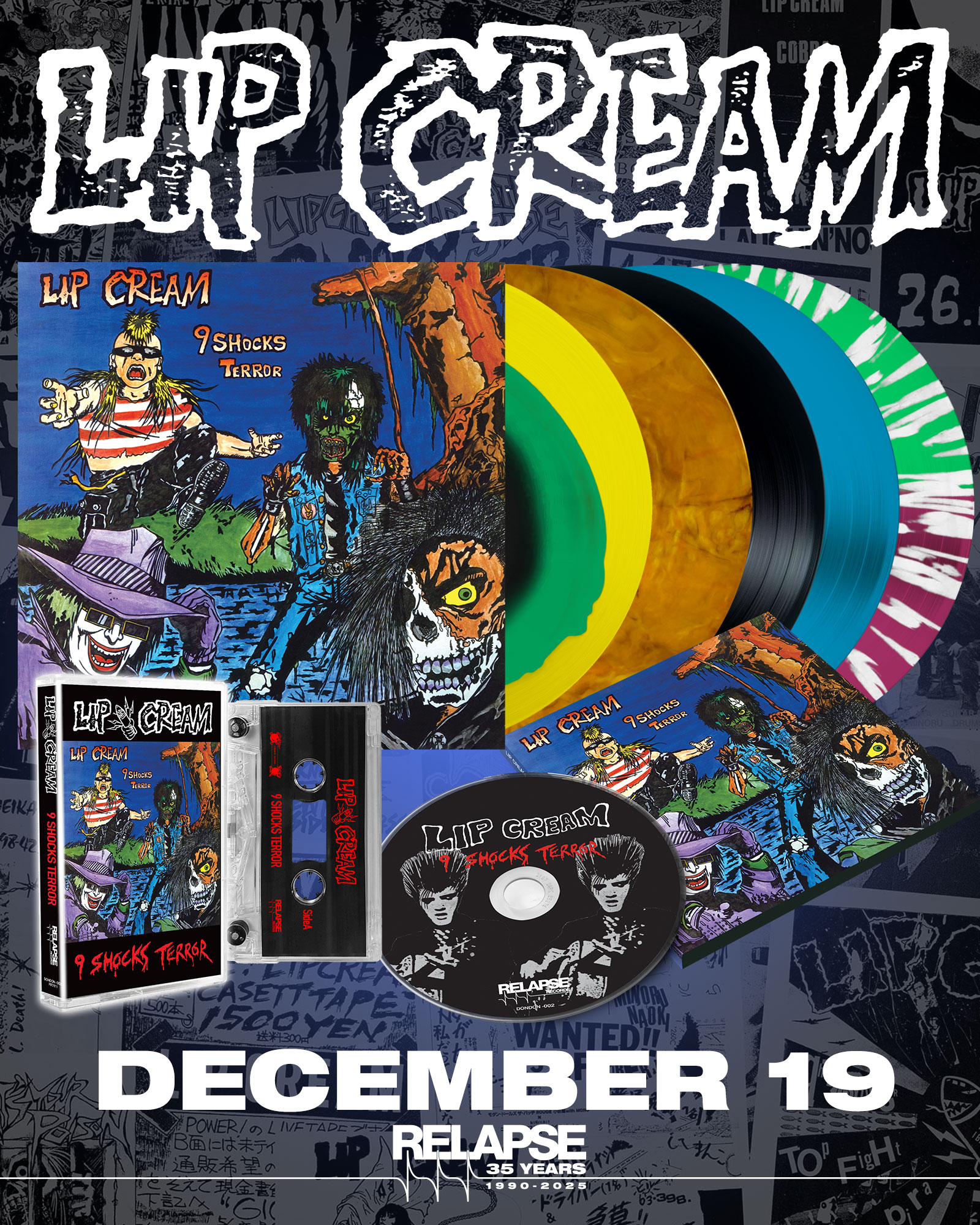 This is so deserved !! My fave Japanese HxC band , Lip Cream gets