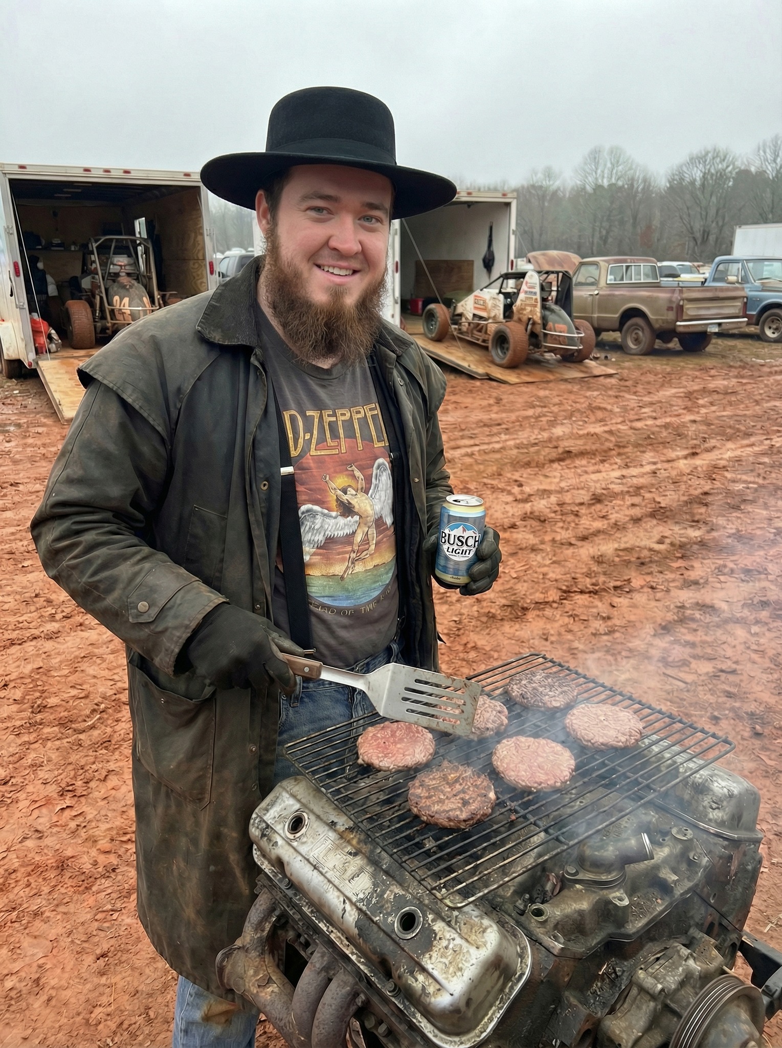 Weaber - Come see Jacob Yoder hes grillen Boogers on a old engine. Are ...