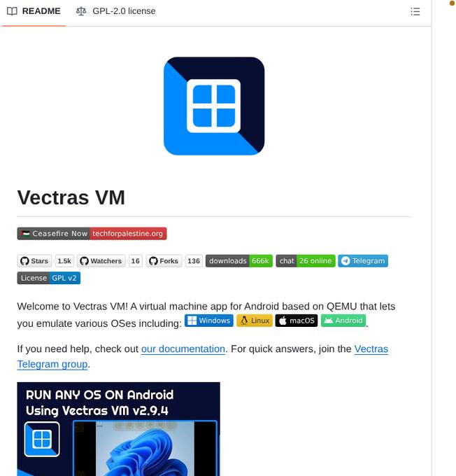 Md - Virtual machine app for Android based on QEMU. -/github.com ...