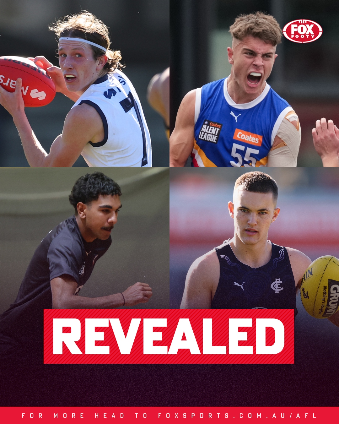 FOX Footy - 🚨 AFL DRAFT TOP 50 RANKINGS 🚨 A mega read for... | Facebook