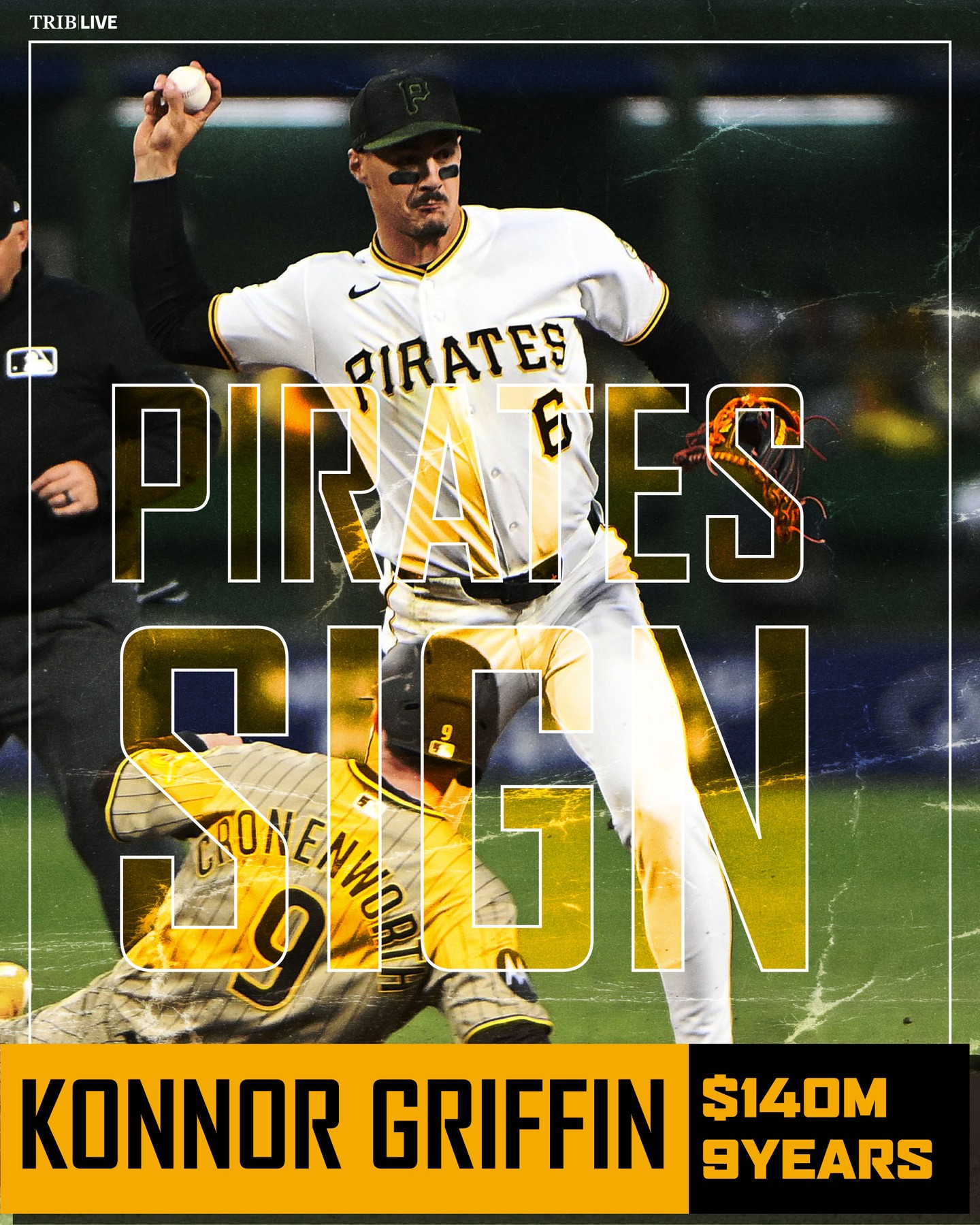 Konnor Griffin gets a nine-year, $140 million deal from the 