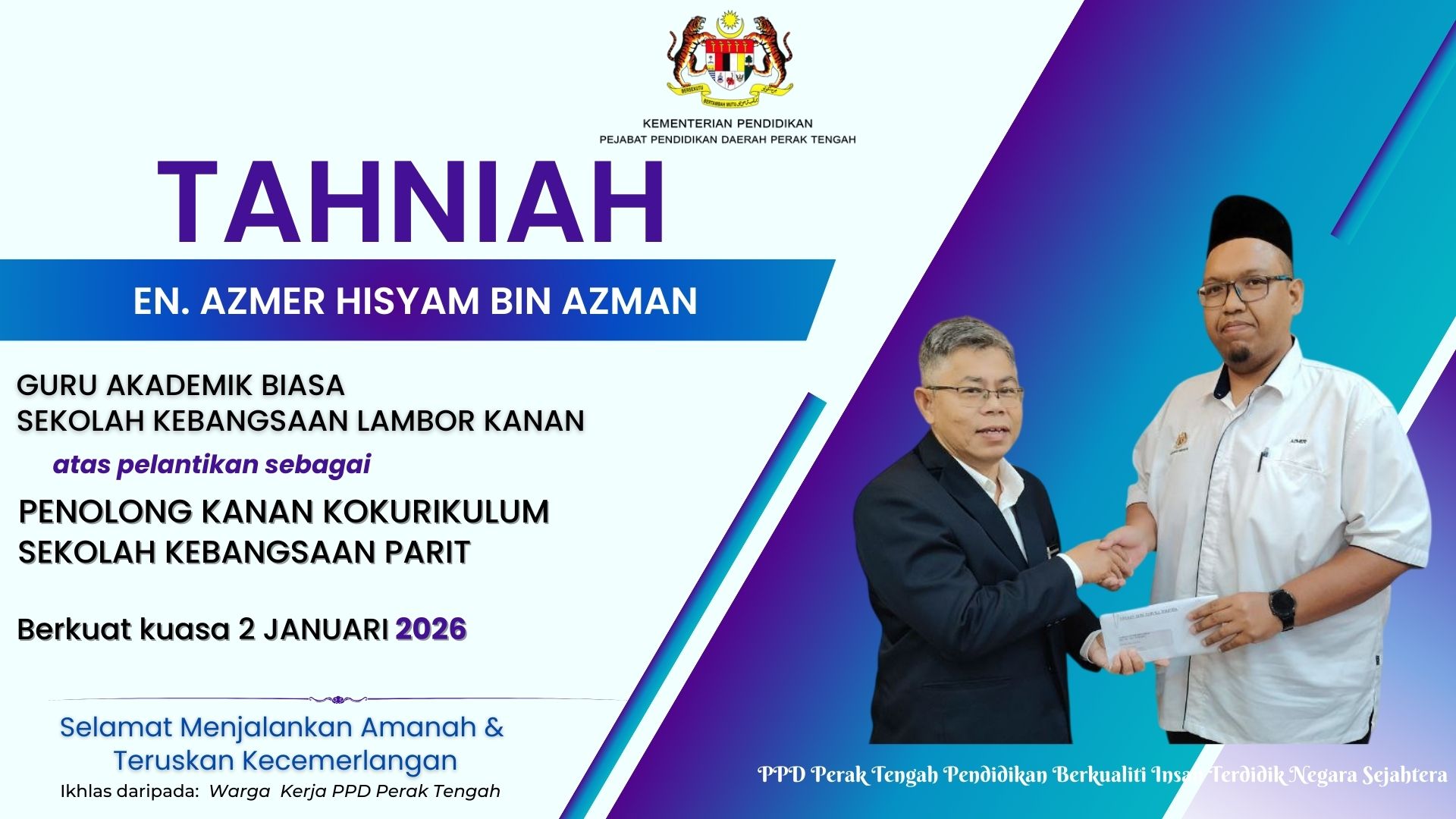 Pejabat... - Pejabat Pendidikan Daerah Perak Tengah | Facebook