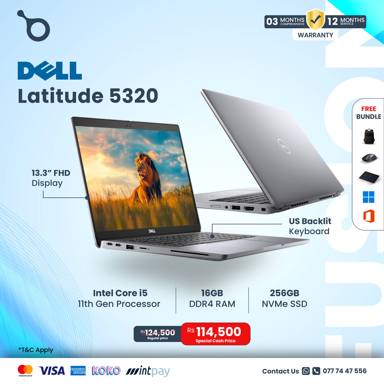 Compact. Powerful. Professional. The Dell Latitude 5320 is built 