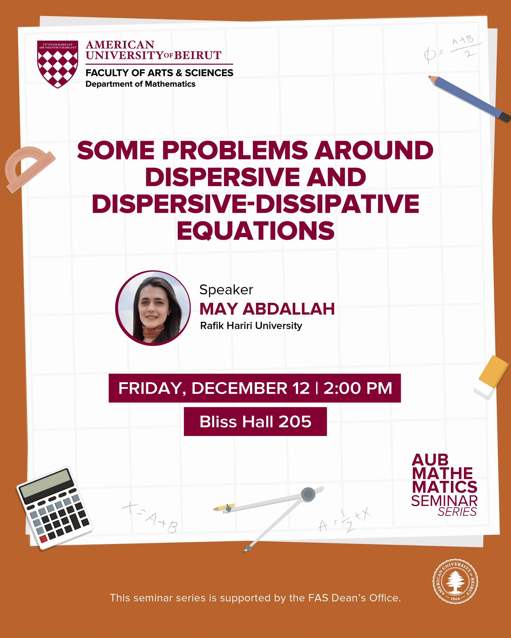 Department of Mathematics-American University of Beirut | Beirut
