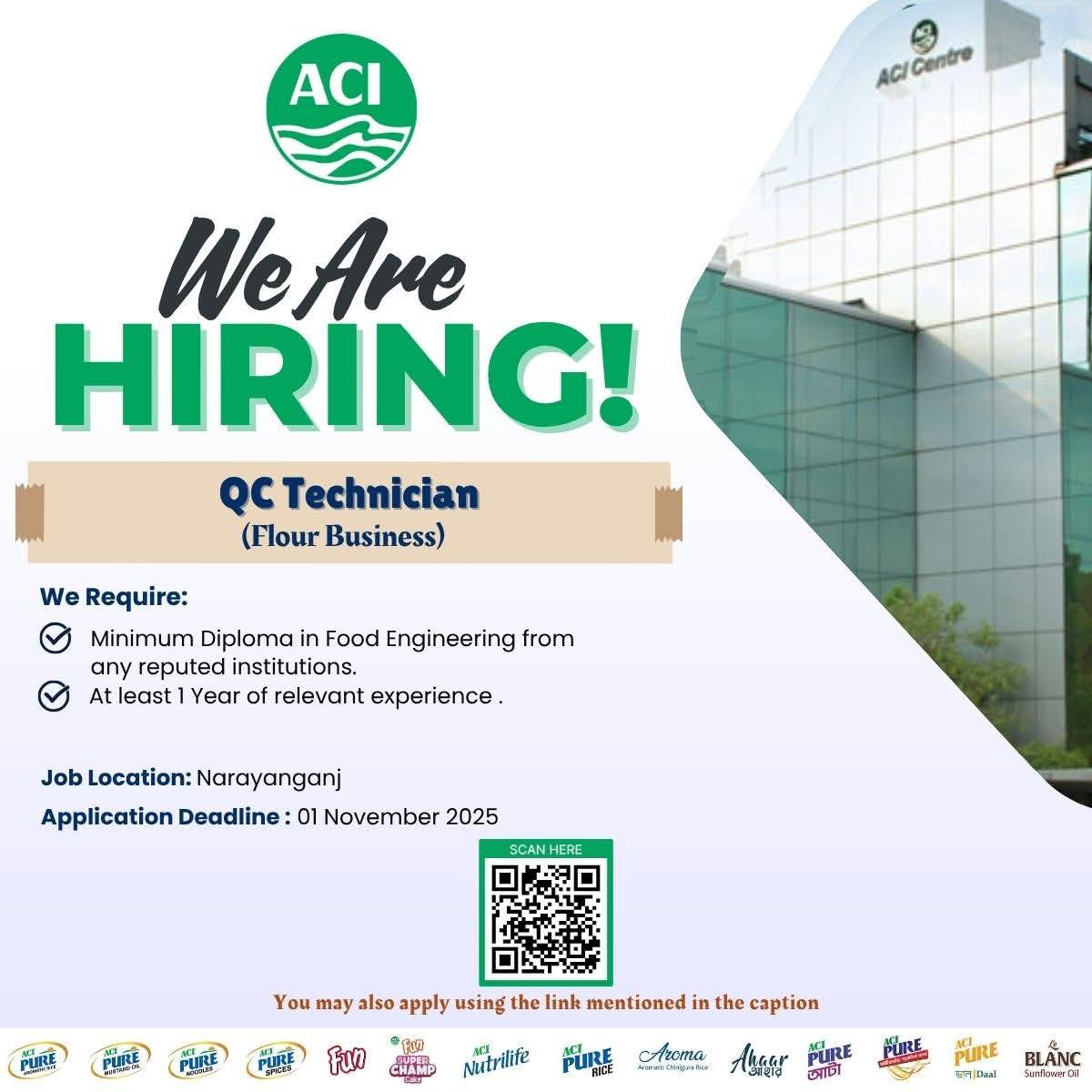 Career - CareerOpportunity_ACI QualityControl ACIPureFlour ACI_FCB ...