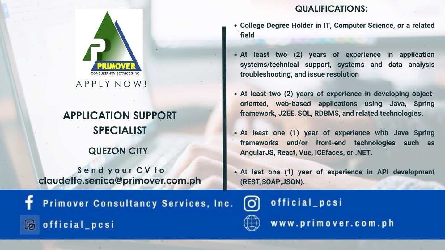 Primover Consultancy Services Inc. | Makati
