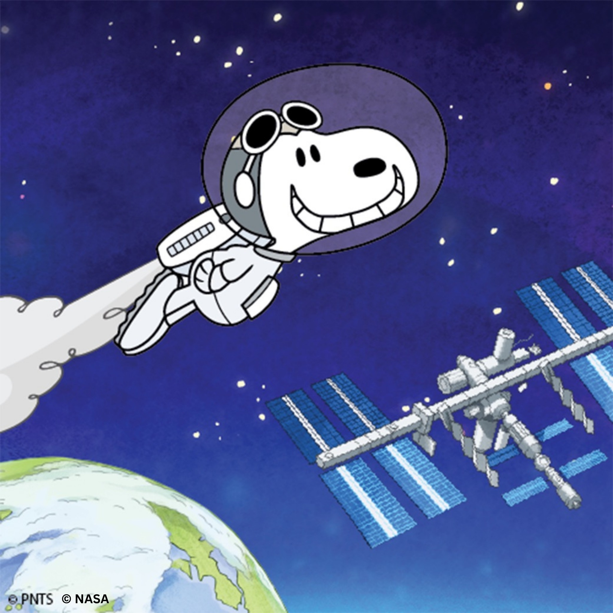 アメリカ大使館 - 宇宙を冒険するスヌーピー！[English text follows 