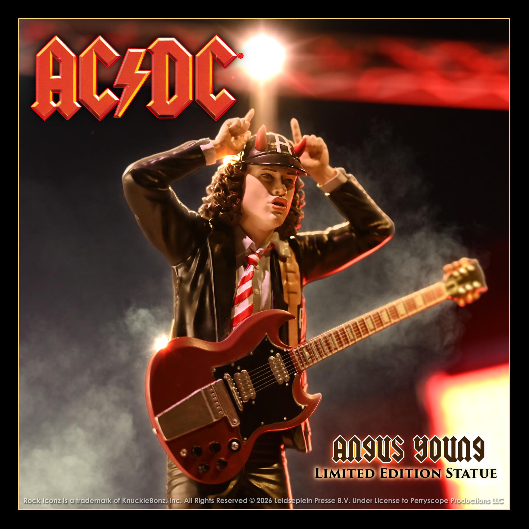 The KnuckleBonz x AC/DC Angus Young IV Rock Iconz is available for  pr