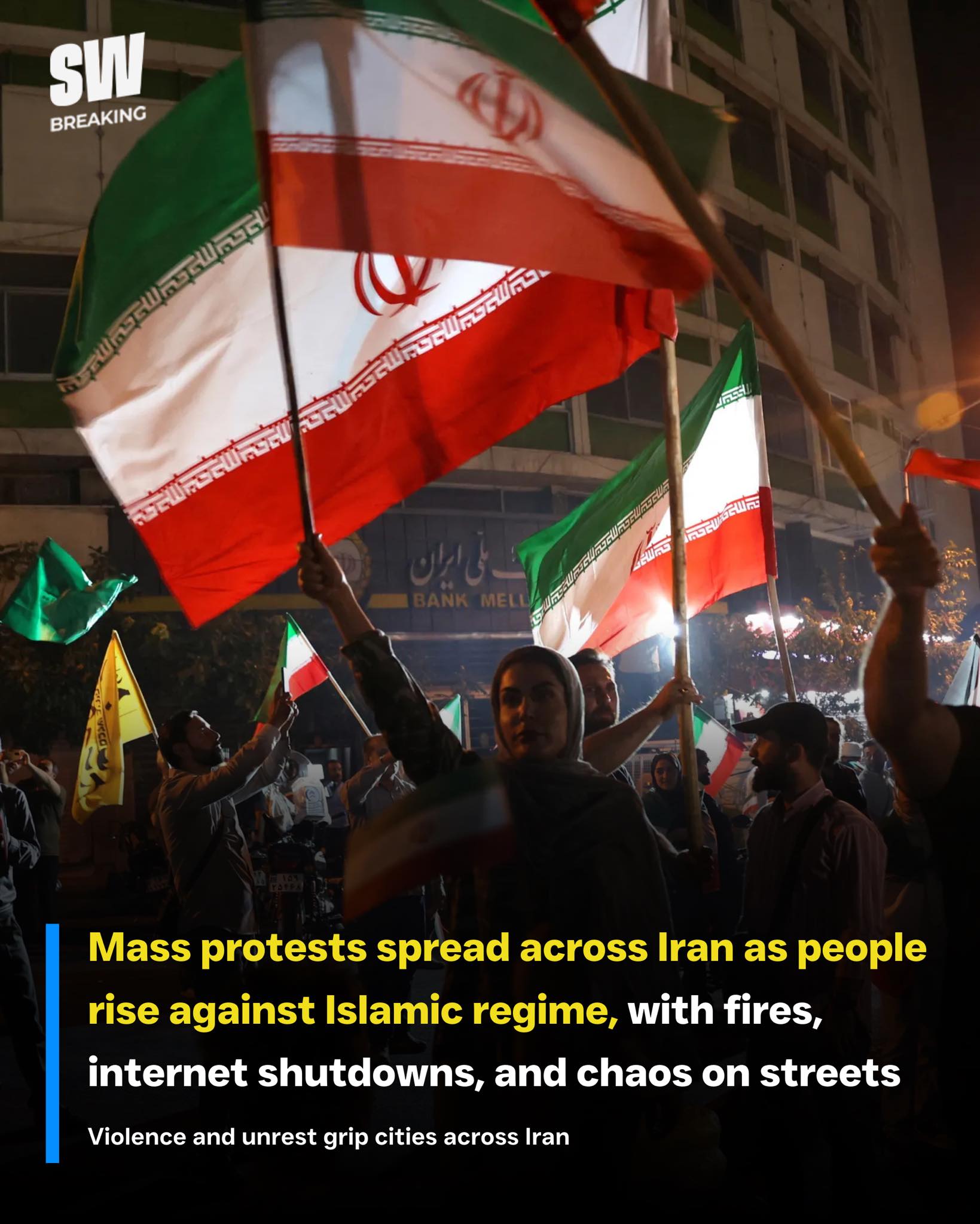 ScoopWhoop - Large-scale protests have erupted across Iran as thousands ...