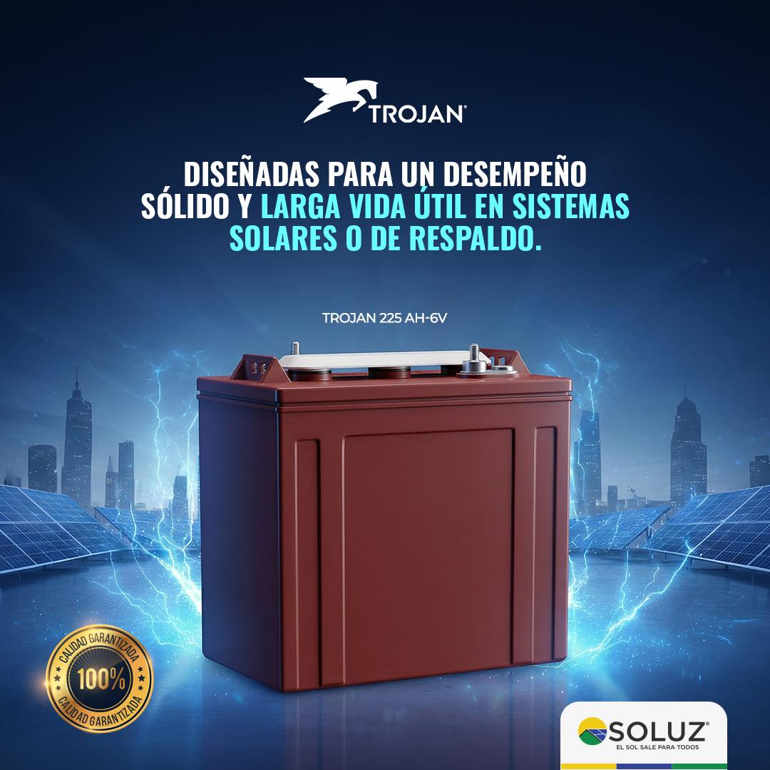 SOLUZ HONDURAS - La batería Trojan de 225Ah 6V es la... | Facebook