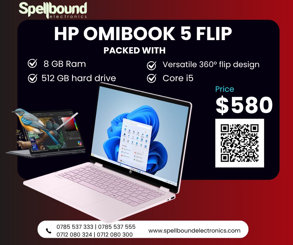 Spellbound - Power meets portability with the sleek HP OmiBook 5 Flip ...