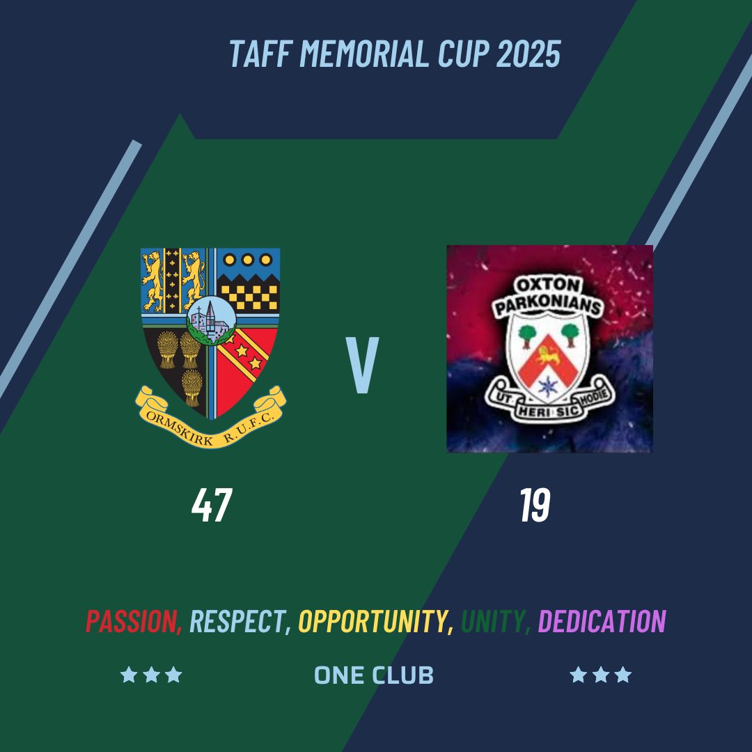 Ormskirk Rugby Club - Final scores today 🏉 1XV lost 5 scores to 2 at a ...