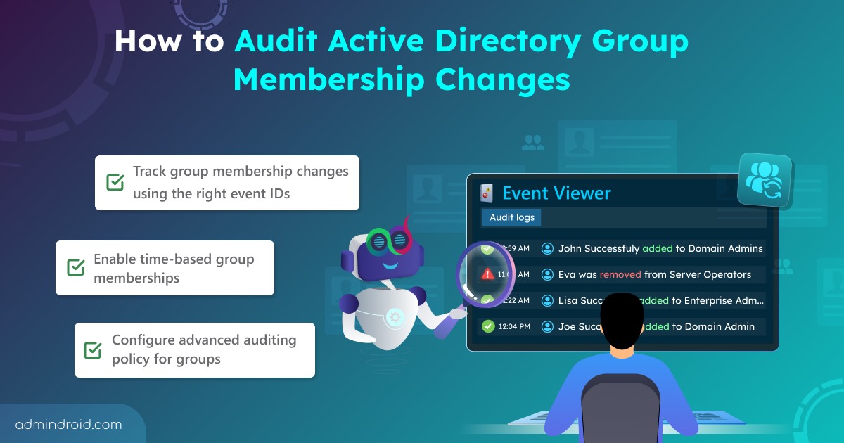 AdminDroid - Untracked group membership activities in Active Directory ...