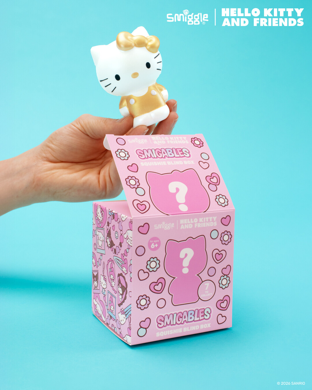 The RARE Golden Hello Kitty! Collect all 7 new Hello Kitty