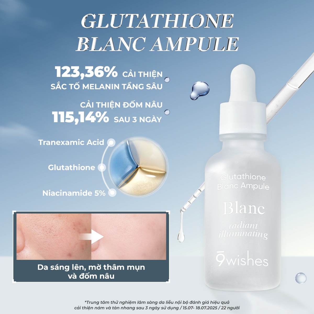 9wishes glutathione blanc ampoule 9 Wishes Vietnam added a new photo Size:1.7 oz 50 Servings hyaluronic acid face cream pakistan MARY & MAY Rice