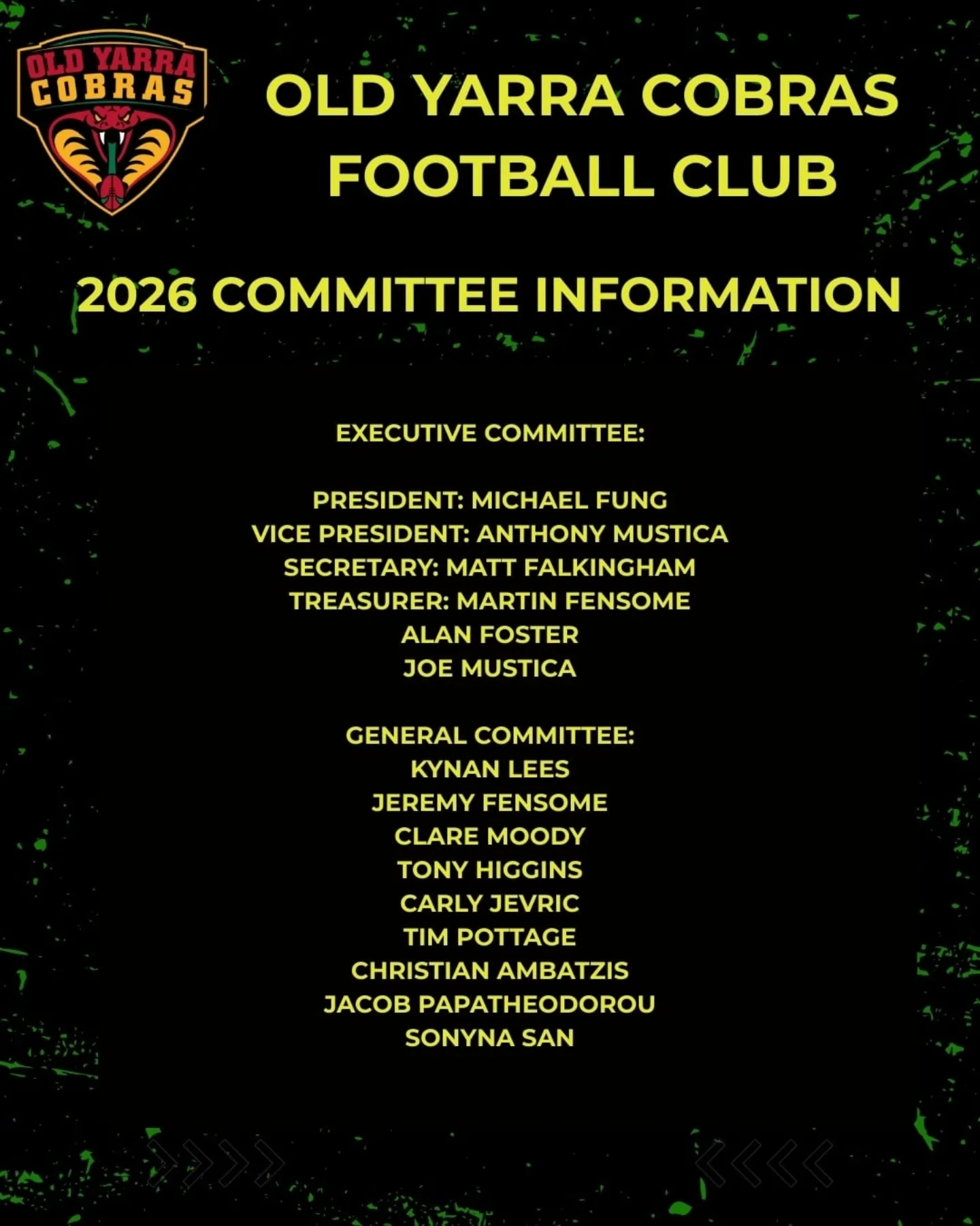 Old Yarra Cobras Football Club