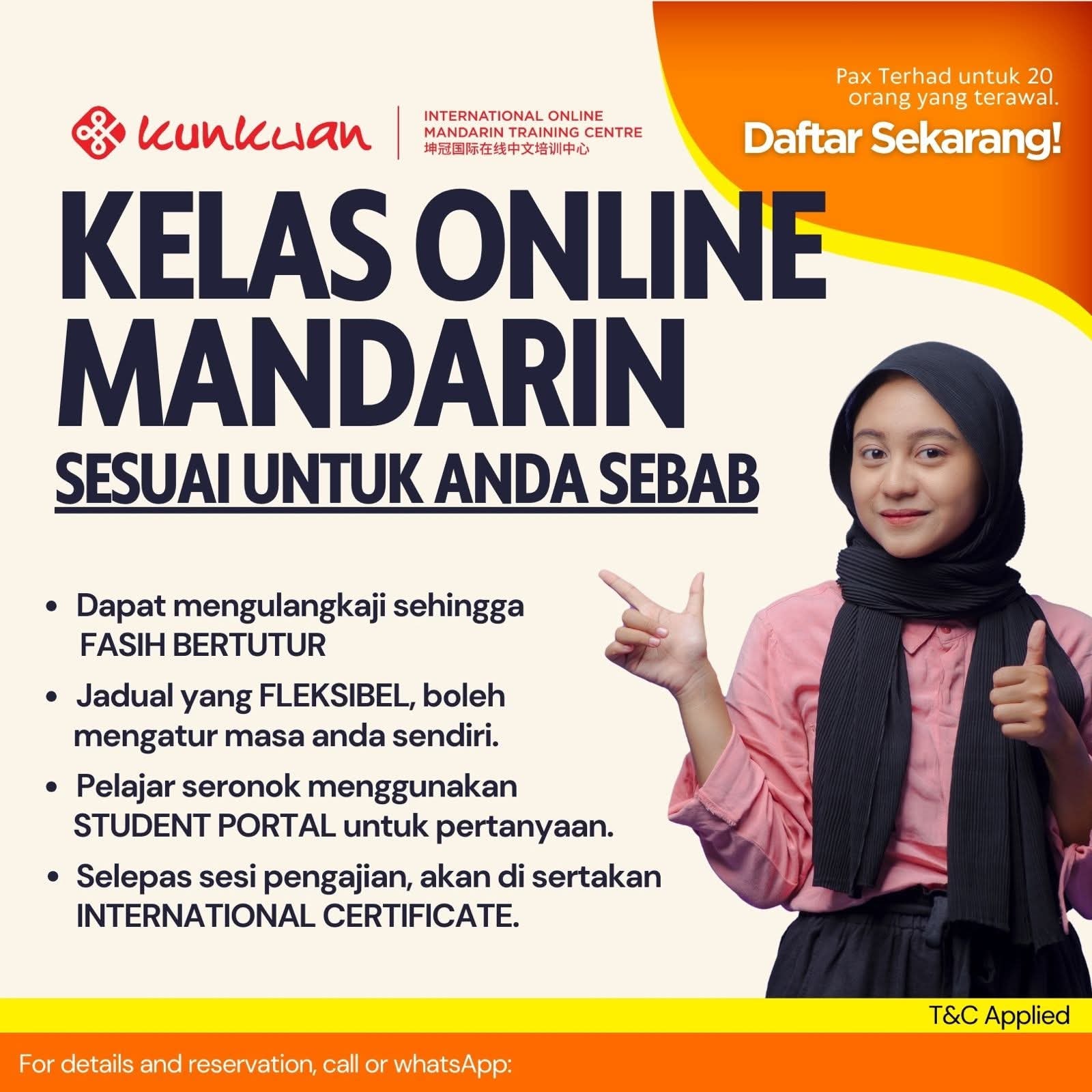 Kunkwan International Online Mandarin Class | Shah Alam