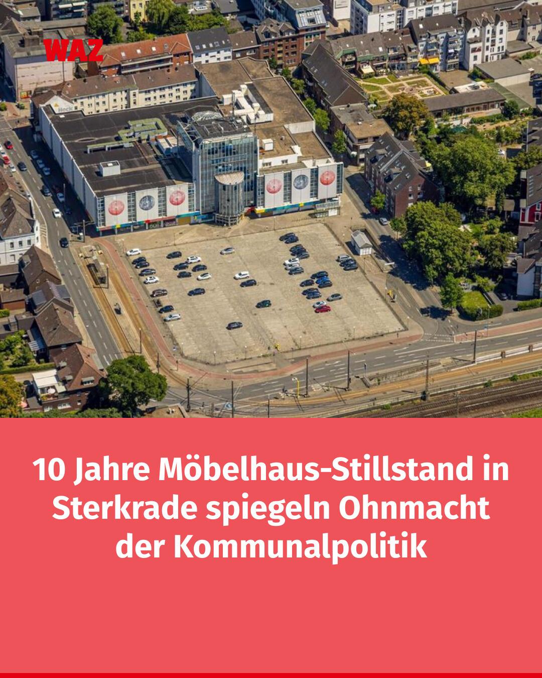 Das ehemalige Finke-Möbelhaus in Sterkrade steht seit einem Jahrzehnt leer – trotz vieler Pläne und Ankündigungen ist keine Lösung in Sicht. 👉 https://www.waz.de/lokales/oberhausen/article411420353/un