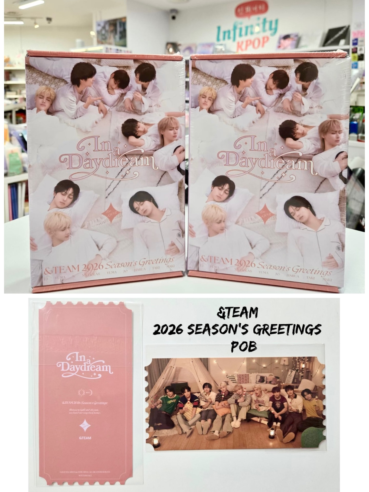 &TEAM - 2026 Season's Greetings + POB #&team #kpop #jpop