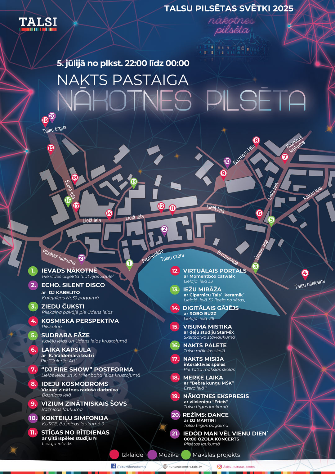 Talsu - Nakts ir brīdis, kad pasaule iegrimst mierā... Bet nākotnes ...