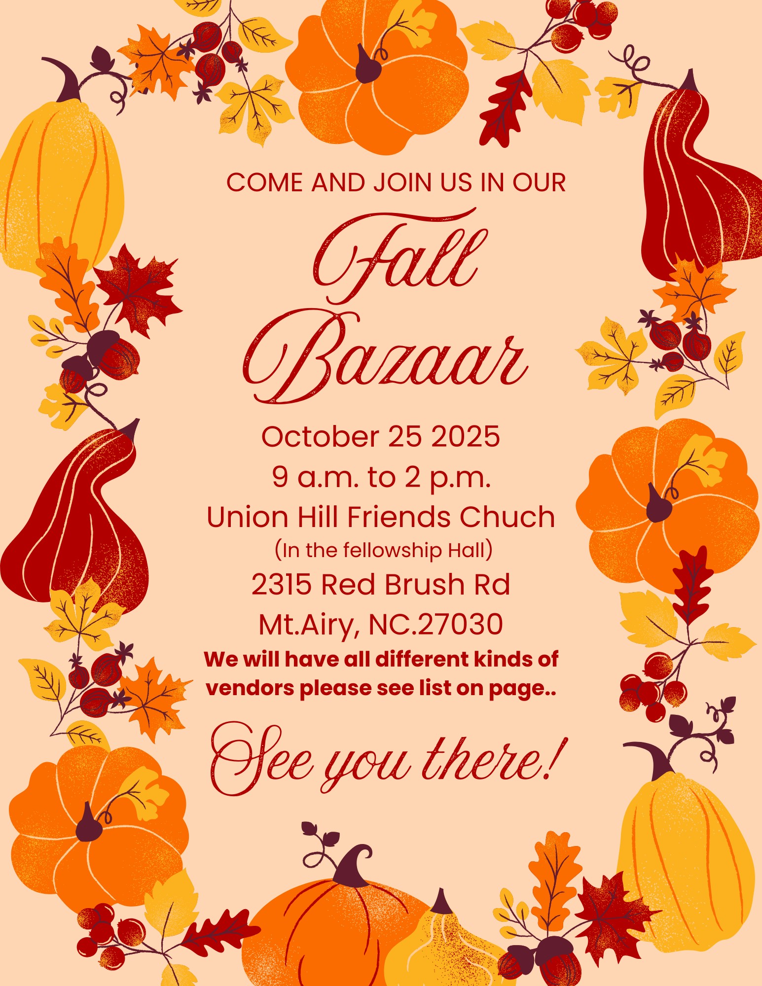 Fall Bazaar