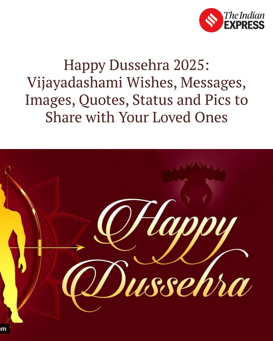 Indian - Happy Dussehra 2025: Top 50 Wishes, Messages, Images, Quotes ...