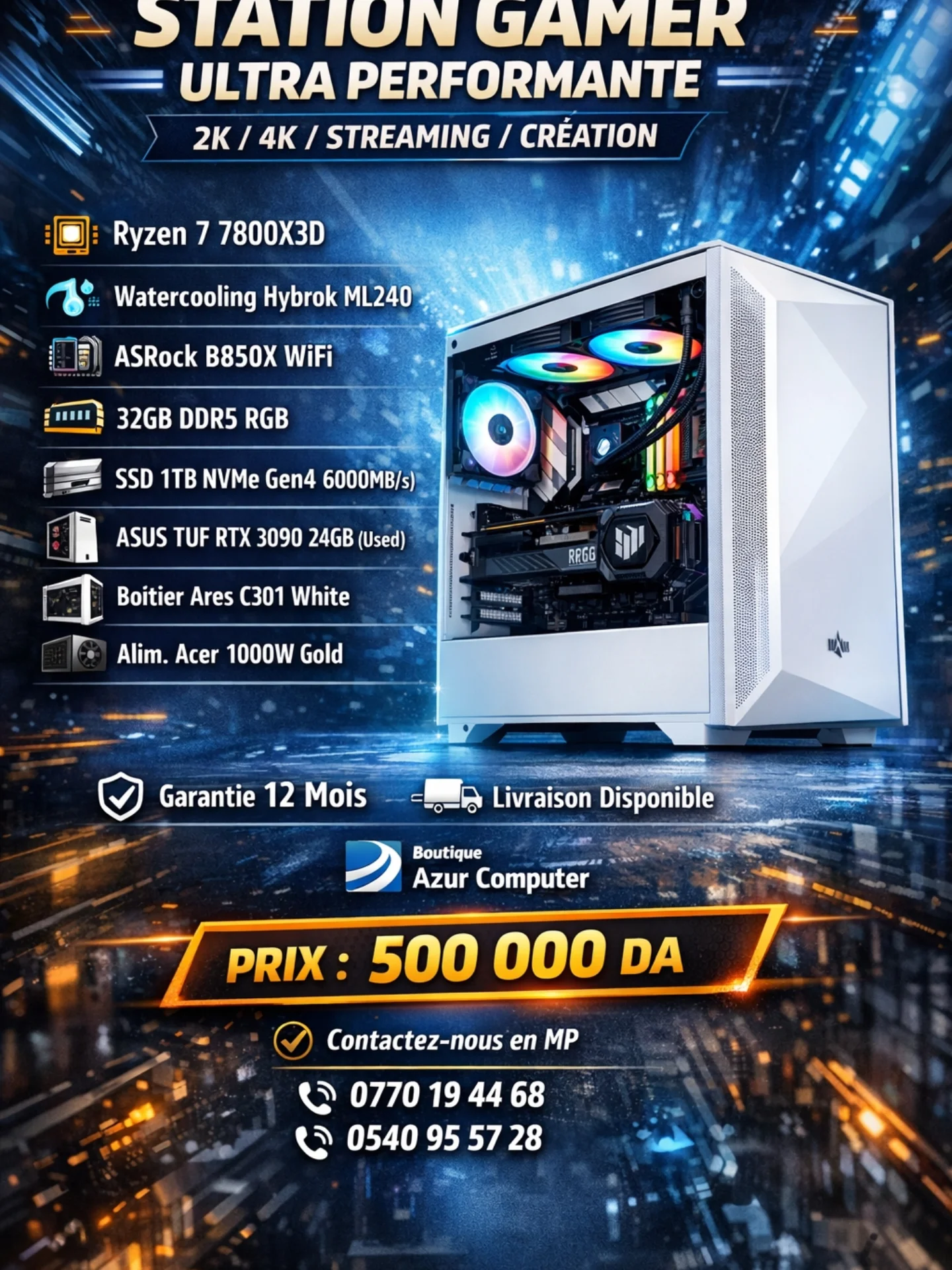 Azur Computer - 🔥 GAMING STATION ULTRA PUISSANTE 🔥 🎮 PC... | Facebook