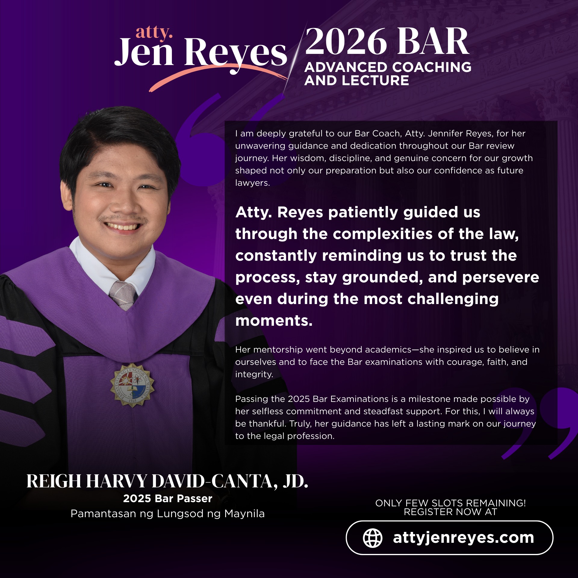 Atty. Jen Reyes | Quezon City