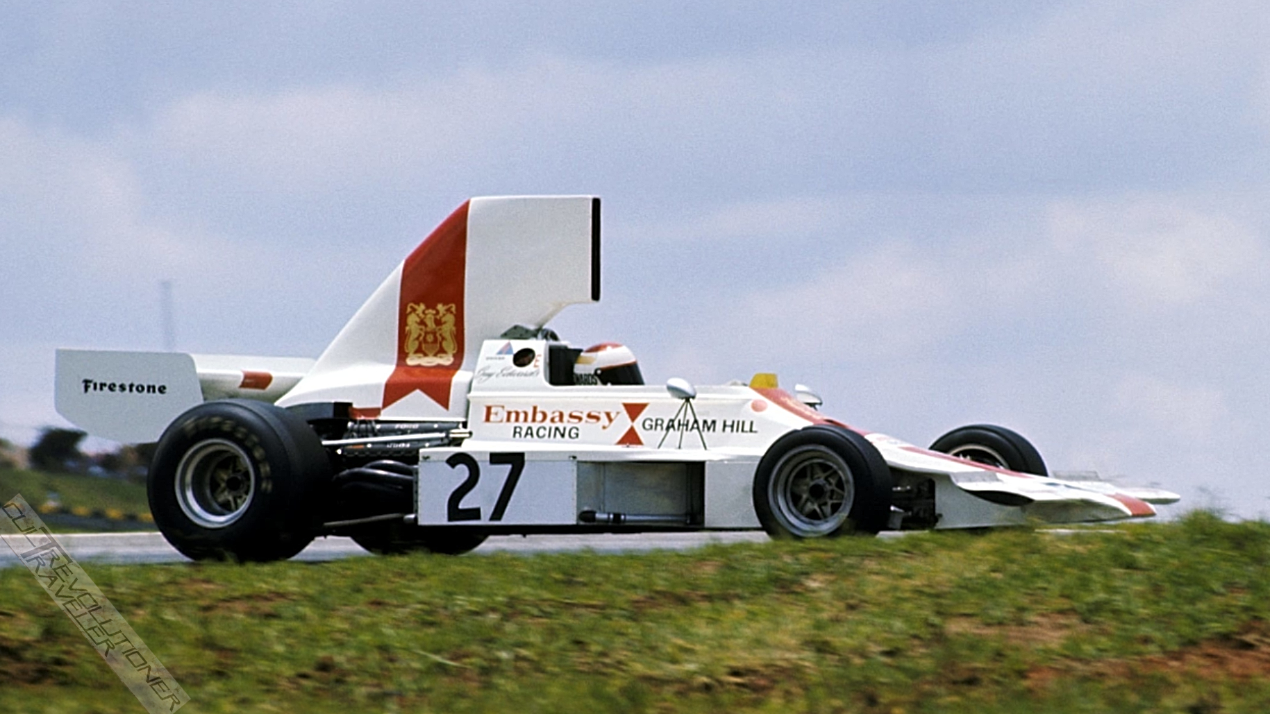 Year 1974 Argentina Grand Prix Embassy Hill Lola T370 being