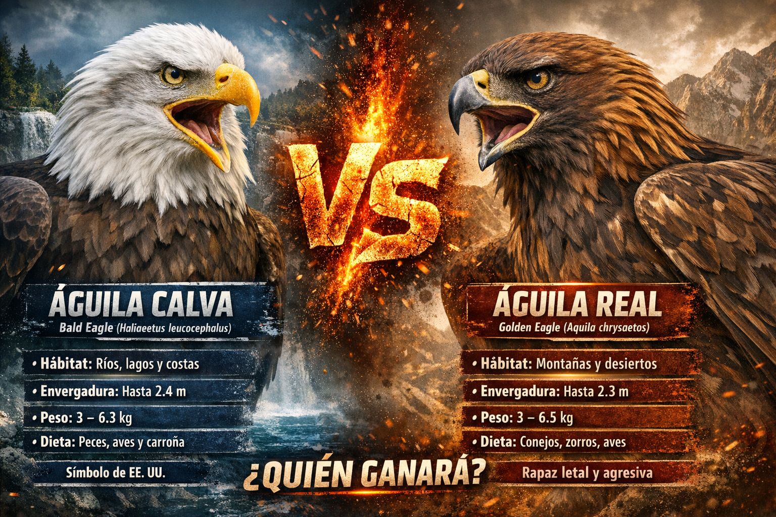 En un enfrentamiento directo 🦅⚔️🦅, el... - Naturaleza Salvaje | Facebook