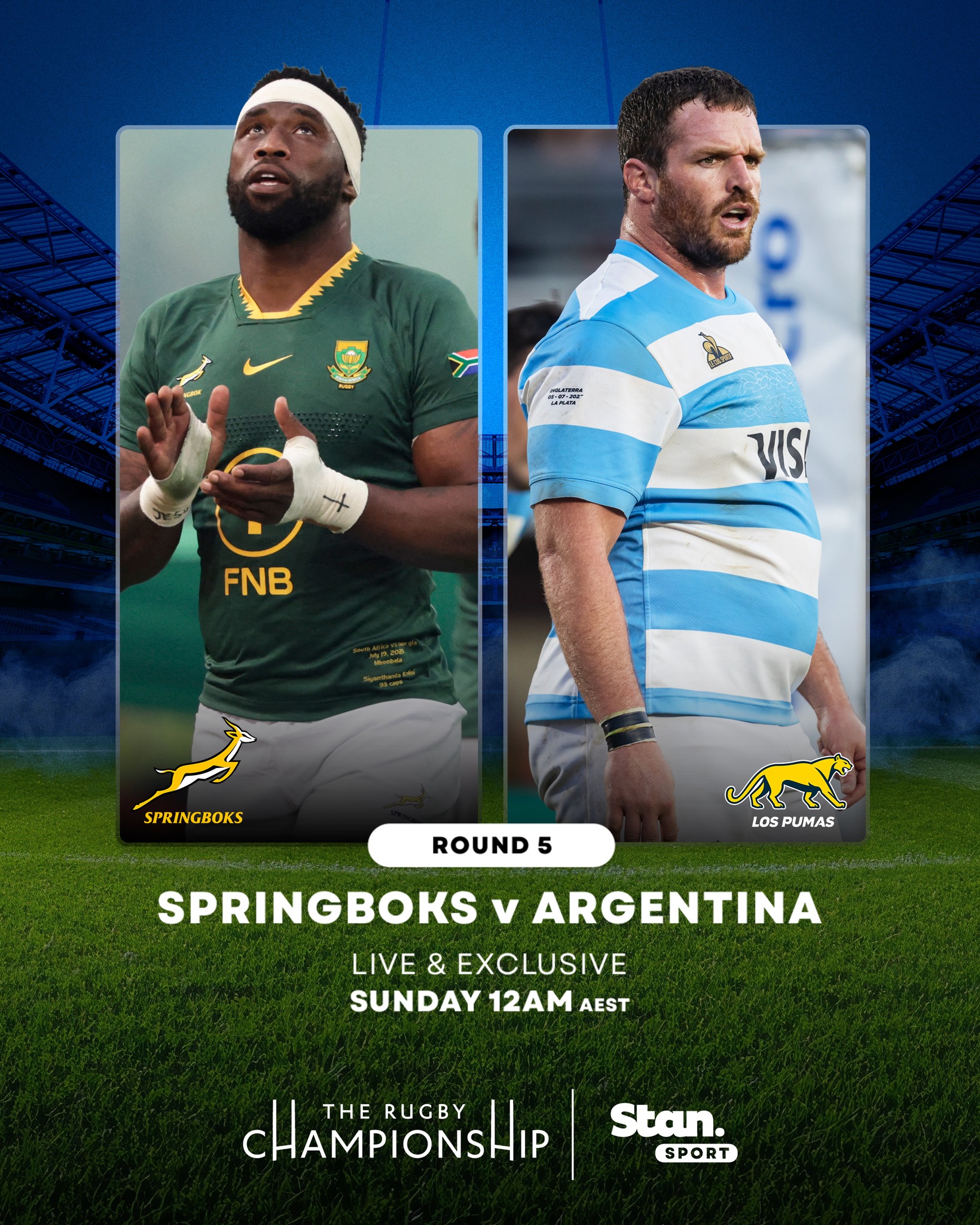 Stan - Los Pumas face head to South Africa to take on the World ...